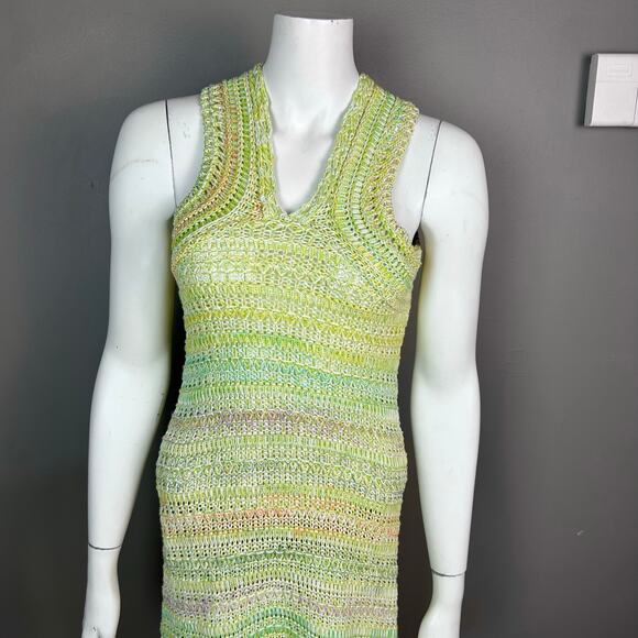 Zara Crochet Dress size small NWT Maxi rainbow Multicolored blogger favorite - Picture 6 of 16